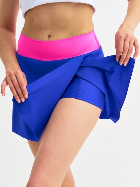 Юбка-шорты с карманами (бифлекс)